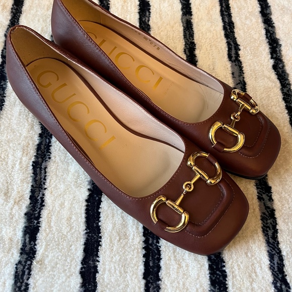 Gucci Malaga Kid Flats - Picture 1 of 6